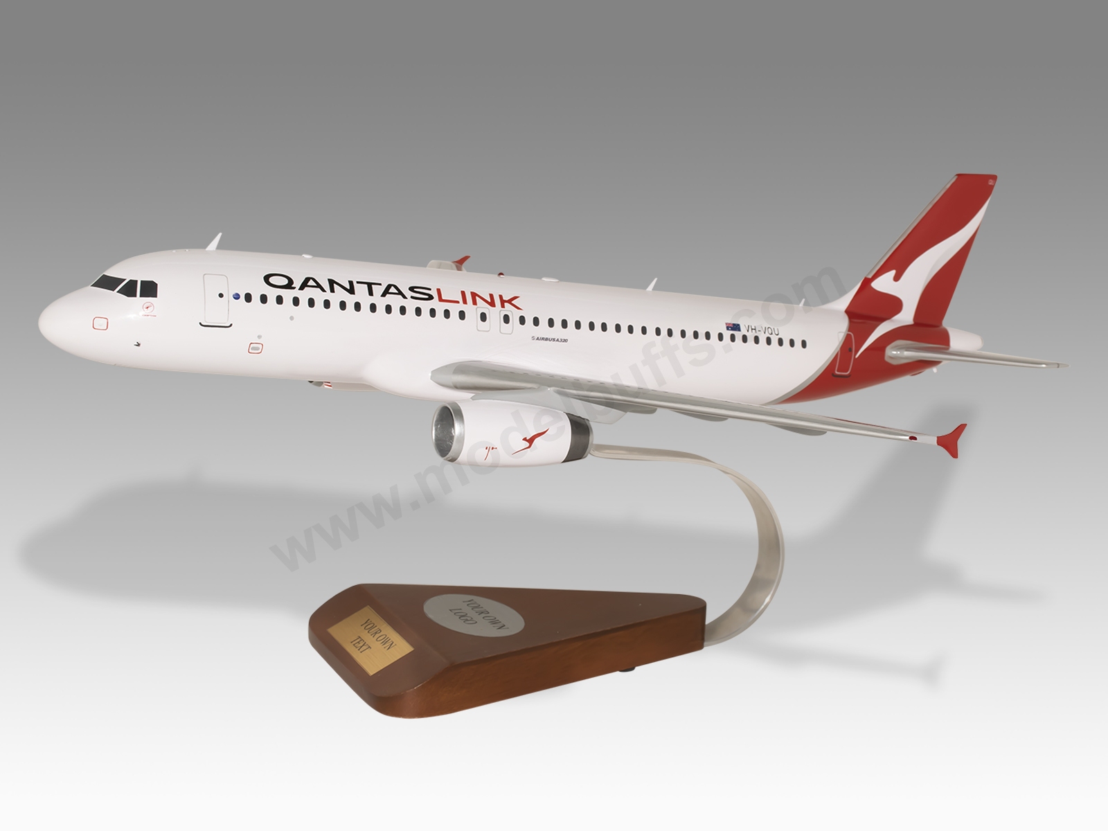 Airbus A Qantaslink Model Modelbuffs Custom Made Mahogany Models My Xxx Hot Girl