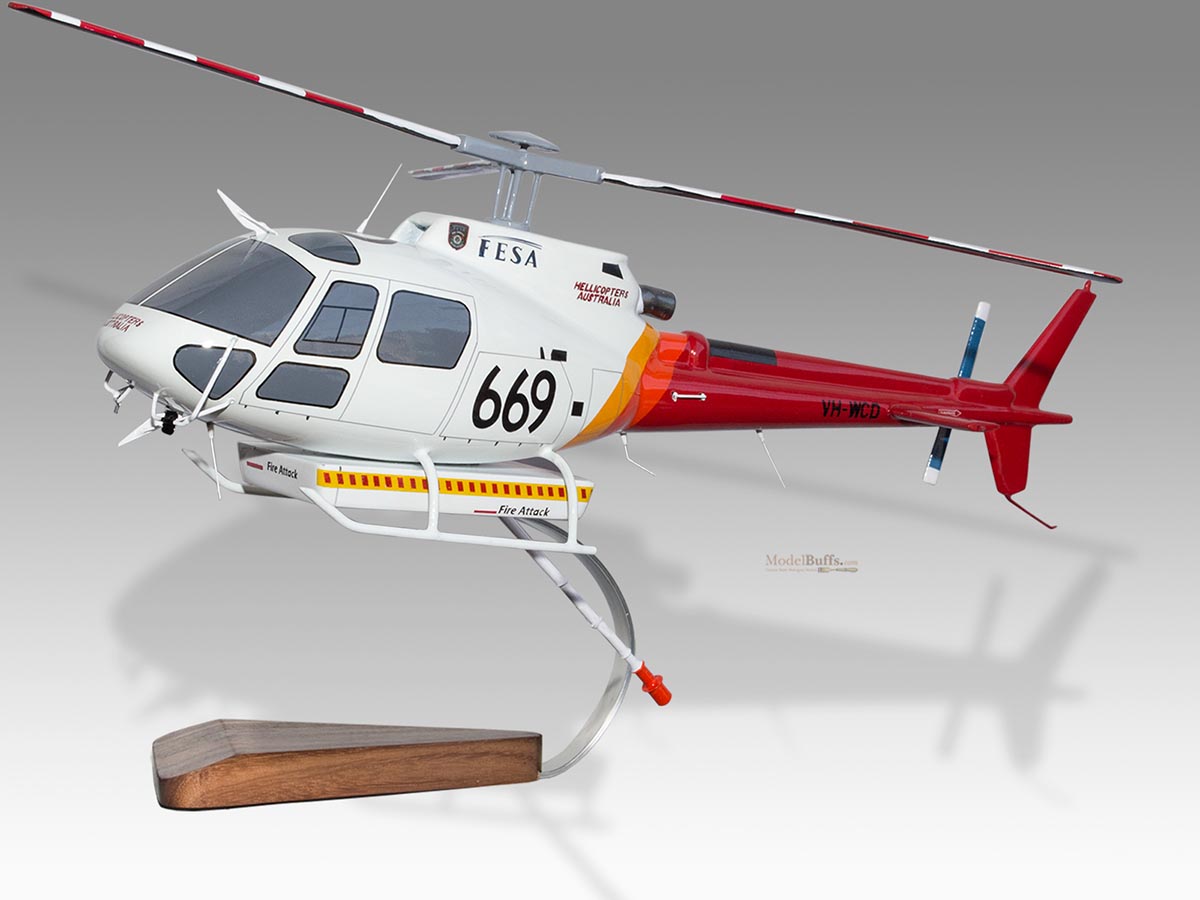 Airbus Eurocopter AS-350B-3 Ecureuil Helicopters Australia Fire Attack