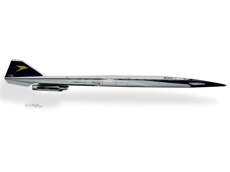 Boeing 2707-200 SST BOAC Moveable Wings Model