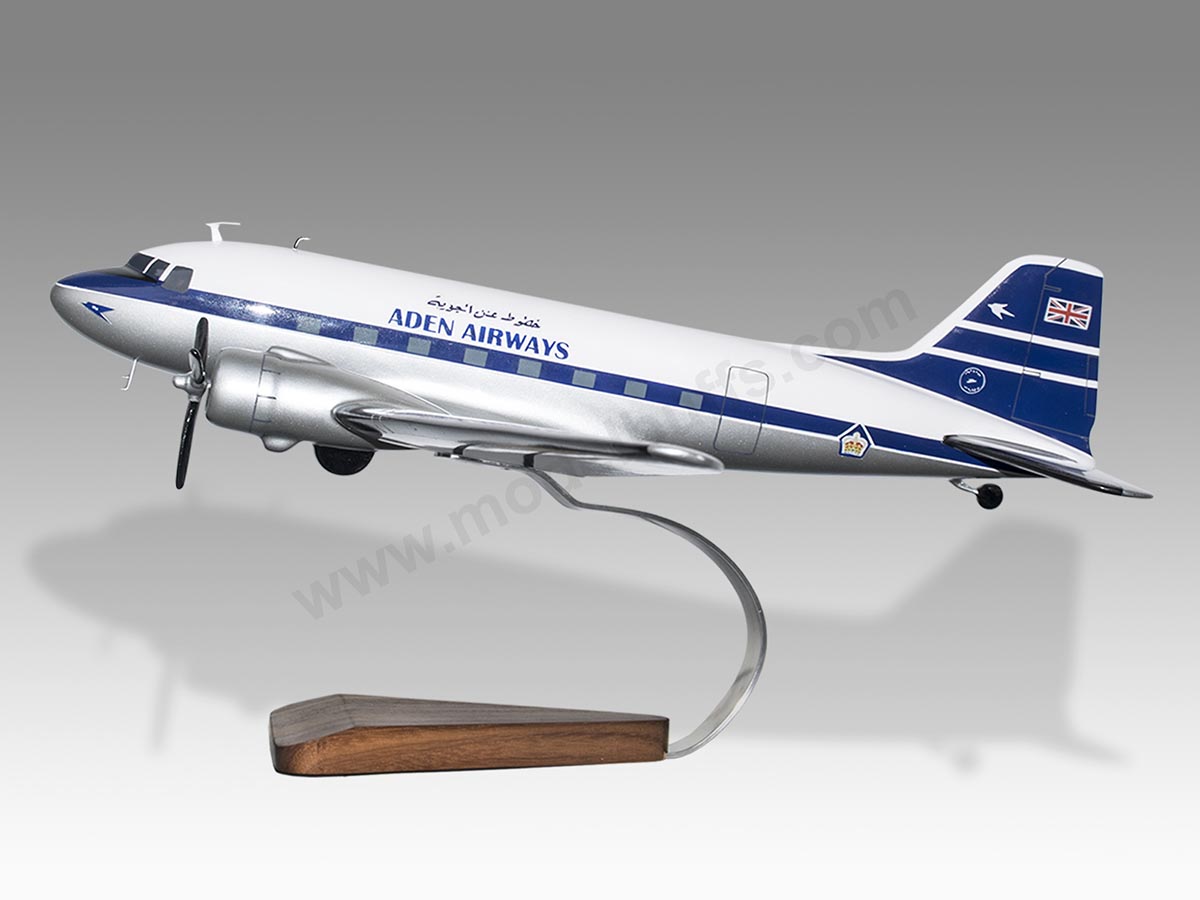 Douglas Dc Aden Airways Model Modelbuffs Custom Made Mahogany Models