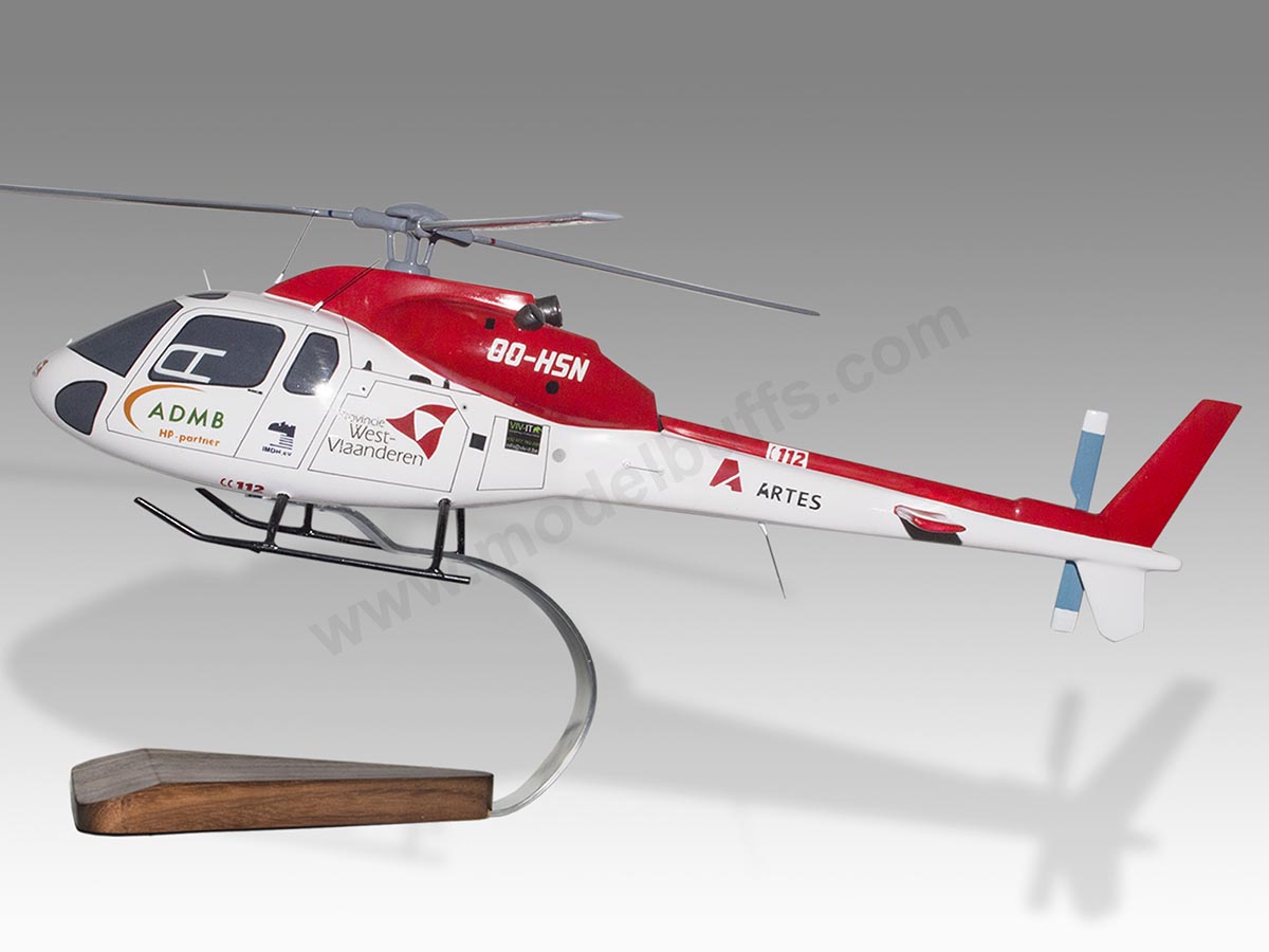 Airbus Eurocopter AS 355F2 Ecureuil 2 Helikopters BE Helicopter Model