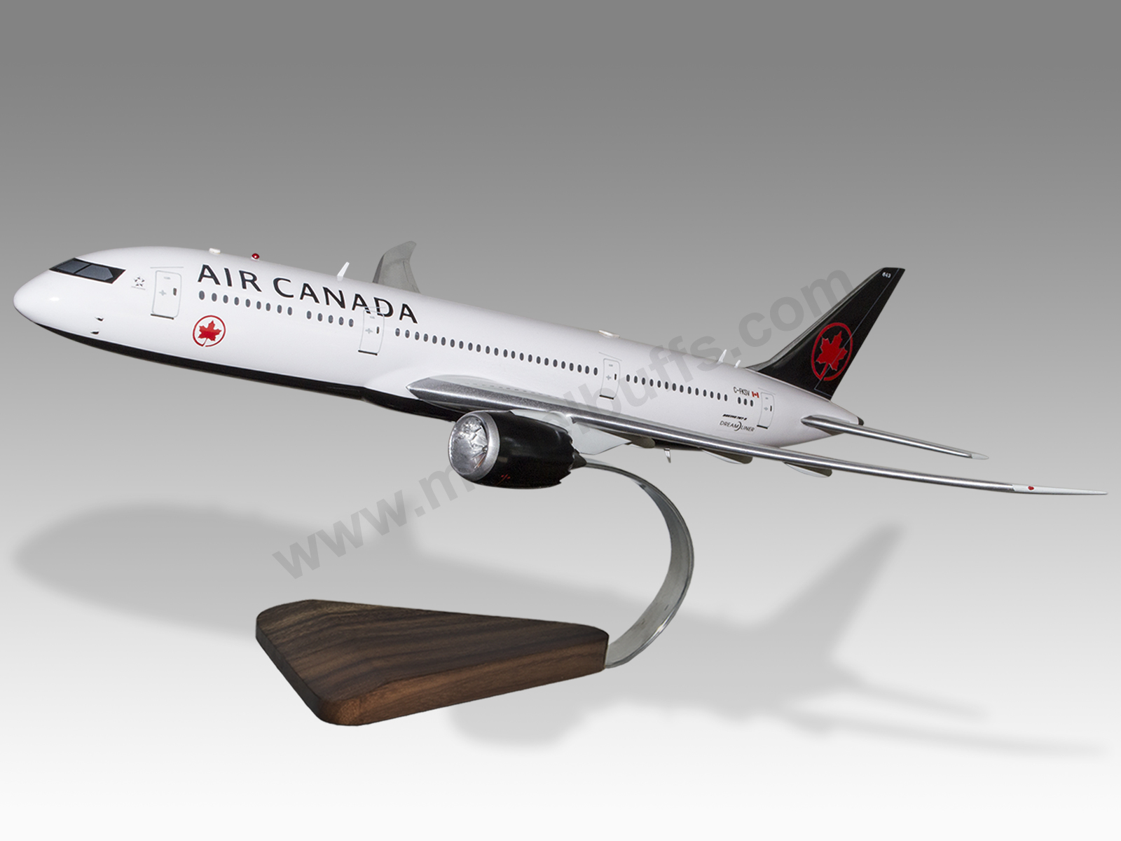 Boeing 787-9 Air Canada New Livery Handcrafted Exact Scale & Size Solid Detailed Commercial Aircraft Desktop Display Model 1