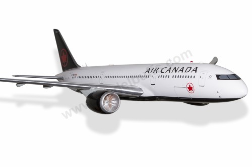 Boeing 787-9 Air Canada New Livery Handcrafted Exact Scale & Size Solid Detailed Commercial Aircraft Desktop Display Model 2