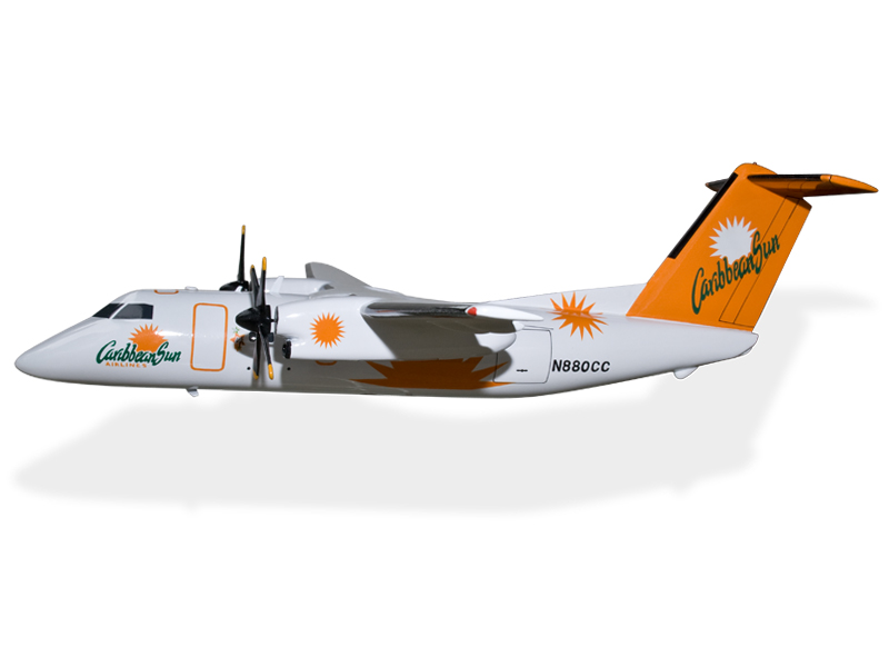 De Havilland Dash 8 100 Caribbean Sun Airlines Model - Image 2