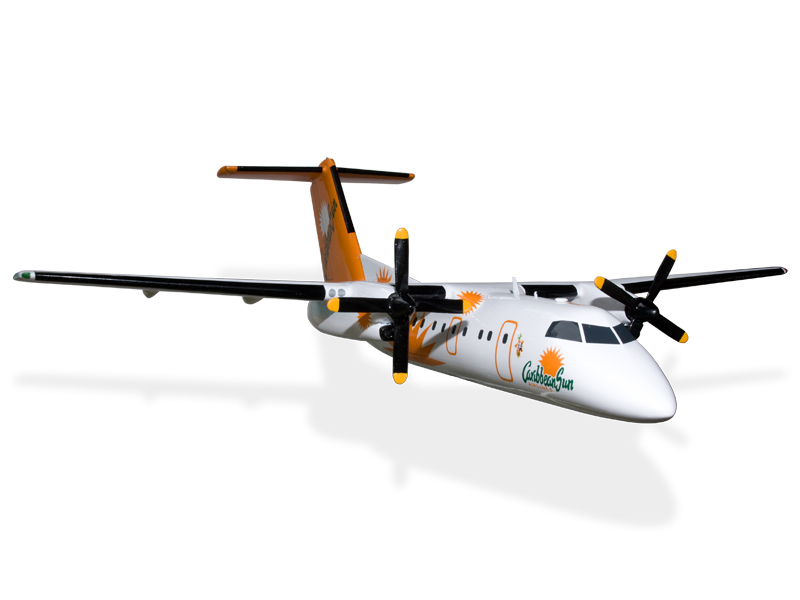 De Havilland Dash 8 100 Caribbean Sun Airlines Model - Image 4