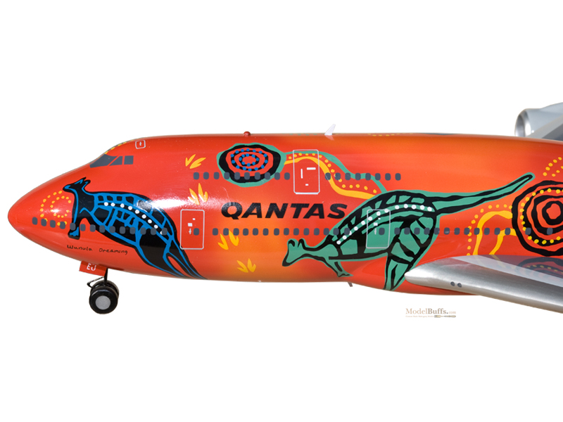 Boeing 747-400ER Qantas Wunala Dreaming II Gear Down Model